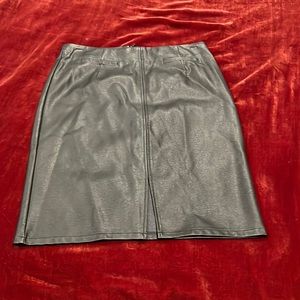 Lumiere vegan leather skirt. NWT